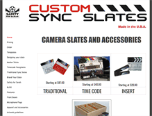 Tablet Screenshot of customsyncslates.com